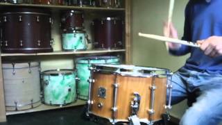 Phonika Drums  13quotx 8quot cherry wood snare drum [upl. by Ursi998]