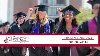 Claremont McKenna College  Commencement 2024  Highlights [upl. by Nollaf]