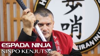 TREINAMENTO NINJA COM ESPADA  NINPO KENJUTSU [upl. by Amlet]