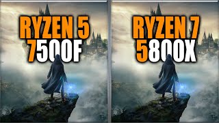 Ryzen 5 7500F vs 5800X Benchmarks  Tested in 15 Games and Applications [upl. by Woolson]