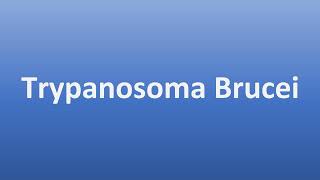 How to Pronounce Trypanosoma Brucei [upl. by Kamerman]