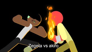 Broken skies ep 1 Se1 Zegeta vs akiro [upl. by Anailuj623]