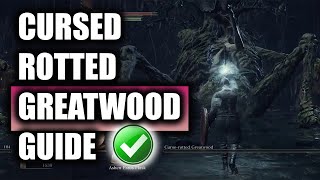 How To Easily Defeat The Cursed Rotten Greatwood Boss In Dark Souls 3 [upl. by Atined470]