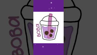 Decorative stickers ✨️ sticker store diy boba drink [upl. by Xed206]