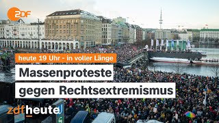 heute 1900 Uhr 190124 Rechtsextremismus Staatsangehörigkeitsrecht Bundeshaushalt 2024 english [upl. by Lulita]