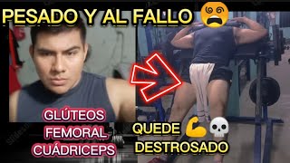 🔥GLUTEOS🔥DIA DE PIERNA ESTA 💥RUTINA TE DEJARA TEMBLANDO🏋️ 😵GLÚTEOS AL FALLO😵 [upl. by Wolfy]