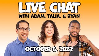 Live Chat  Sketch Watchalong with Adam Talia and Ryan [upl. by Etnoid]