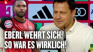 Eberl wehrt sich wegen geplatztem TahDeal quotDas ist die wahre Geschichtequot  FC Bayern [upl. by Aim]