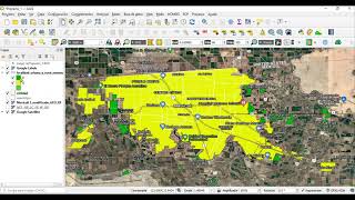 Localidades urbanas y rurales en México  capa QGIS [upl. by Hallvard733]