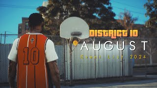 District 10 V6  August Event List Update GTA V Cinematic [upl. by Llertnauq]