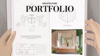 My Architecture Thesis Portfolio Flip Through for Masters  Tips [upl. by Kenna]