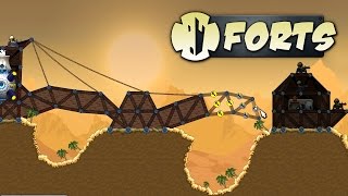 Forts  The Quest for Oil  Lets Play Forts Campaign Gameplay [upl. by Nnylatsyrc673]