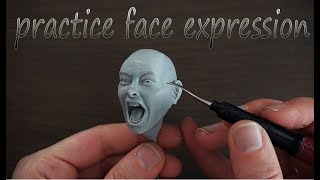 Sculpting face expression [upl. by Milurd]