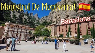 Monistrol De Montserrat Spain 🇪🇸 Barcelona 2nd part New side Barcelona [upl. by Eelac]