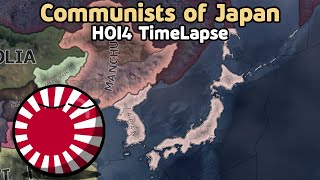 Communists of Japan  HOI4 Timelapse [upl. by Mavra]