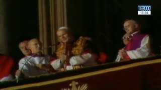 16 ottobre 1978 40 anni fa lelezione di Karol Wojtyla Le parole e le emozioni di quella sera [upl. by Anidal]