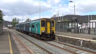 Taffs Well train station train going to Bridgend [upl. by Nylesoj]