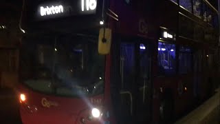 Journey On The 118 I Mitcham  Northborough Road I Enviro 400 GAL Operated At Stockwell Bus Garage [upl. by Trebron]