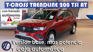 Nueva VW TCross Trendline Automática PRECIO equipamiento y motor ¿Qué gana y qué pierde [upl. by Golding993]