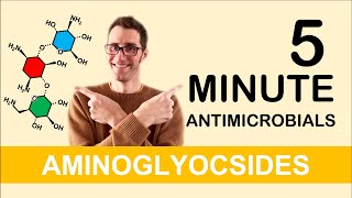 Aminoglycosides  5 Minute Antimicrobials [upl. by Benco]