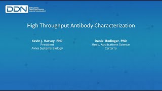 DDN  Aviva Systems Biology  Carterra 2023 webinar  High Throughput Antibody Characterization [upl. by Swagerty177]