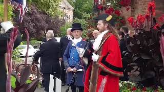 Around 300 people attended Droitwich Spas Accession Proclamation of King Charles III [upl. by Celeski]