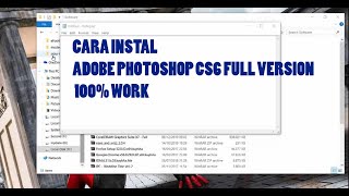 Cara install Adobe Photoshop CS6 Full Version [upl. by Eeral]