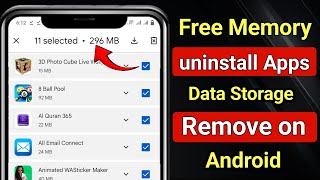 uninstall app ka data kaise clear kare [upl. by Brian]