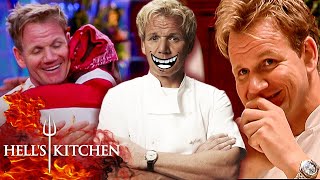 20 Minutes of Gordon Ramsay Being HAPPY  Hells Kitchen [upl. by Gonagle]