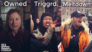 SJW Cringe Compilation 33 Womens March and Antitrump  SJW CRINGE MACHINE [upl. by Dannie]