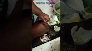 மீன் போல ஆஞ்சிfish pondy தேங்காய் பாறை மத்தி மீன் seafood fishcleaning fishkulambu short [upl. by Jaquelin715]