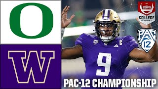 Pac12 Championship Game Oregon Ducks vs Washington Huskies  Full Game Highlights [upl. by Dieball]