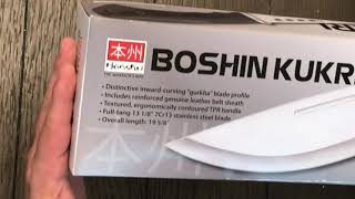 Unboxing Honshu Boshin Kukri [upl. by Lisandra]