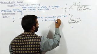 Nucleophilic substitution SN Reactions  12th class chemistry  chno10 [upl. by Powell]