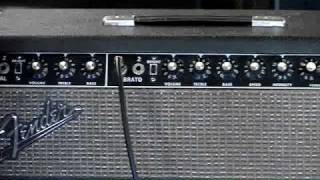 Vintage 1960s Fender Bandmaster Amplifier Head Blackface wMaster Volume Mod Demo [upl. by Eruot]