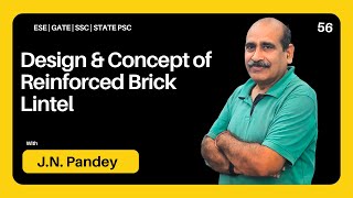 Design amp Concept of Reinforced Brick Lintel  Lecture 56 [upl. by Hildy]