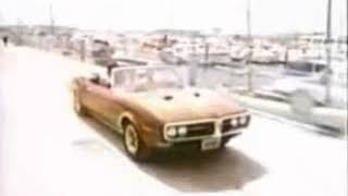 Vintage TV Television Car Ad Commercial WideTracking 1968 Pontiac Firebird Muscle Car [upl. by Banquer]