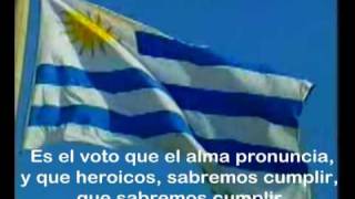 Himno de Uruguay con letra  Uruguays Anthem with lyrics [upl. by Daub]