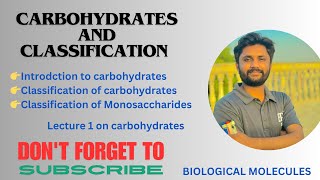 Carbohydrates and classification new lecture 1 classification of Monosaccharides [upl. by Peyton285]