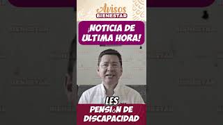 pensión de discapacidad ¡POR FIN permanente de 0 a 64 años [upl. by Candyce]