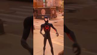 Miles Morales Showing Love To Pedestrians Marvel Spider Man 2 [upl. by Novyart]