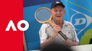 Rod Laver shares on the history of Dunlop  Australian Open 2019 [upl. by Rexanne]