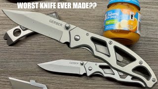 Gerber Paraframe  Worst Knife Ever Made [upl. by Merrie]