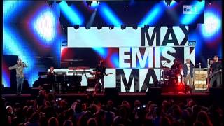 Max Pezzali amp Emis Killa quotSei Fantasticaquot  Music Awards 03062014 [upl. by Haeli]