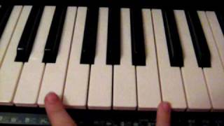 Kate Nash Old dances piano tutorial [upl. by Eisdnyl]