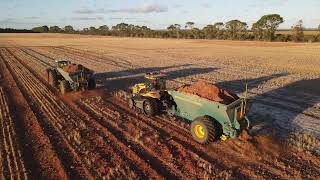 Spreading ClayGravel with Nufab Spreader [upl. by Janyte833]