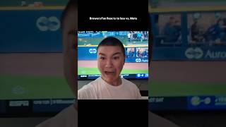 Brewers Fan Reacts to loss vs Mets 2024 MLB Wild Card Game 3 [upl. by Mayne]