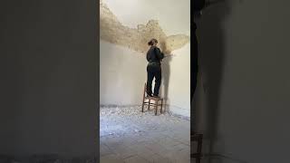 Removing Plaster to Reveal a Stunning Hidden Brick Dome [upl. by Kore159]