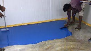 PU Flooring Application process [upl. by Christianson]