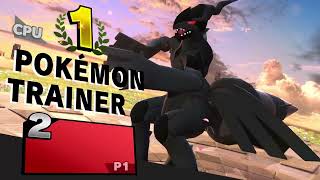 Smash Bros Ultimate  Zekrom vs Reshiram Mod Gameplay [upl. by Eidak]